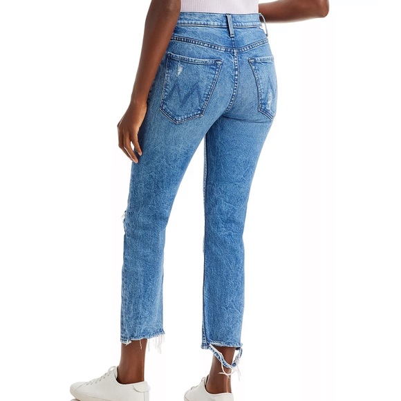 FLAWLESS Mother The Tomcat Jeans in Completely Over Wash Sz 25 - Picture 3 of 10